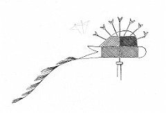 110-segnavento di giunca settecentesca